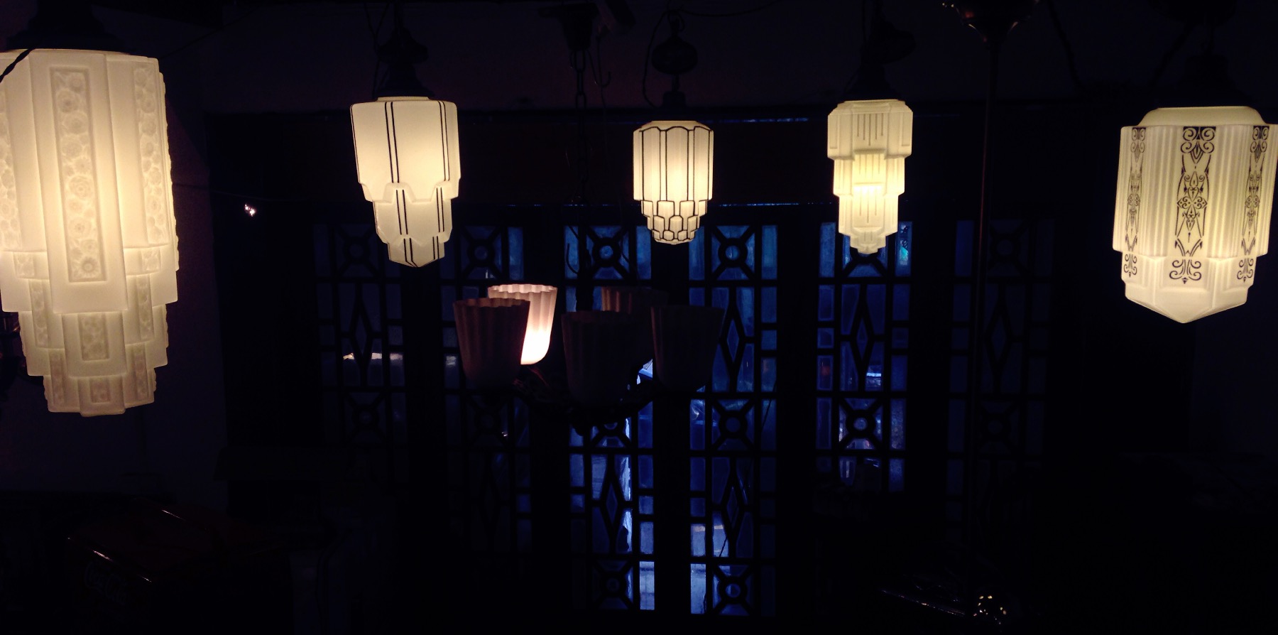 纽约90年代artdeco吊灯